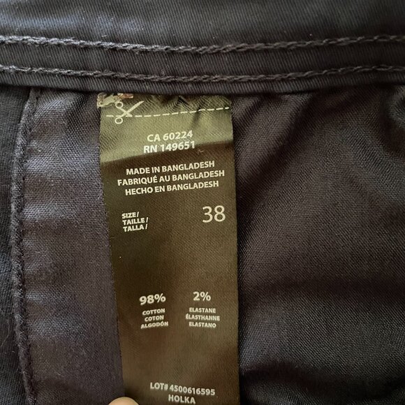 Hudson Jeans Men's Navy Cargo Shorts sz 38 - Picture 4 of 8